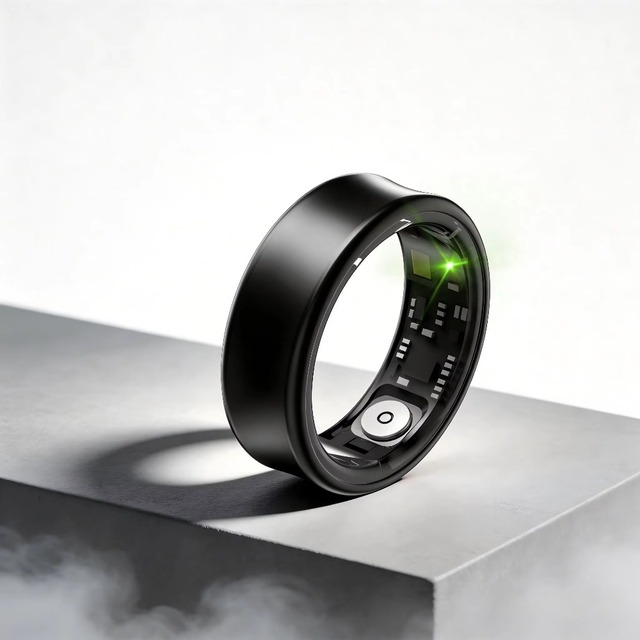 SHR K3 Smart Titanium Ring with Hypoallergenic Coating Ultra Lightweight Design for Daily Wearable Health