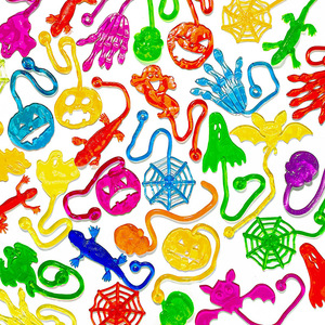 ของเล่นฮาโลวีนสำหรับเล่นแผลงบนกำแพงปีนเขาที่มีความเหนียวสำหรับเด็กใยแมงมุมผีฟักทองทำจาก TPU แบบยืดหยุ่น - Product Image 5