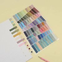 2 Estilos, 6 Paquetes de Etiquetas Adhesivas Transparentes e Impermeables de PET para Índice, Marcadores de Páginas, Notas Adhesivas, Clasificación de Archivos, Pegatinas para Planificador
