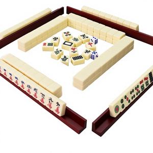 OEM/ODM - Estante de Lujo Moderno y Profesional en Forma de L para Fichas de Mahjong 3D de Madera Maciza, Diseño Portátil y Ecológico para EE. UU. e Internacional - Product Image 1