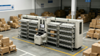 Système de tri mural 3D Poshysmart pour la logistique, trieuse de colis à double canal, 50-200 canaux réglables pour la préparation des commandes e-commerce