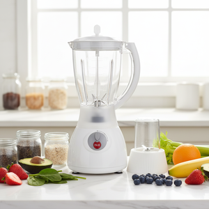 Licuadora Portátil 2 en 1 JIZYA Mini, 4 Cuchillas, 2 Velocidades, Capacidad de 1.4L, Electrodoméstico de Cocina Multifuncional, Vaso para Moler, Mezclador de Frutas - Product Image 5