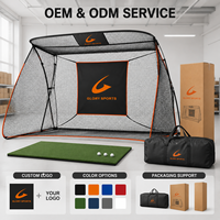 Filet d'entraînement de golf OEM ODM avec logo personnalisé, emballage, couleur et accessoires d'entraînement