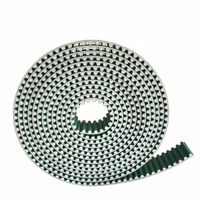 Courroie de distribution en polyuréthane à extrémités ouvertes, recouverte de tissu vert PAZ, 14M-56-8820-NFT-NFB