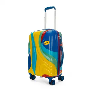 China Wenzhou Ruian Manufacturer Professional OEM Trolley bag Luggage Hard Beauty Case With Trolley Printing Suitcase