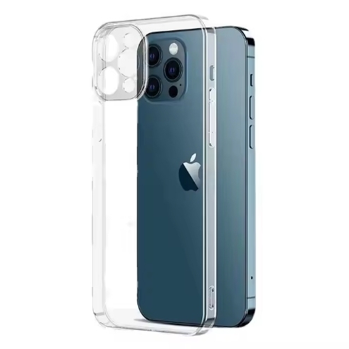 For 15 Pro Max Phone Case Anti Yellowing for Apple 14 13 12 11 Transparent TPU Full Pack Silicone Soft Protective Case