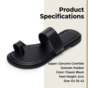 Zapatos de Mujer Yearning, de Cuero Genuino, para Exteriores, Suaves, Transpirables, Antideslizantes, Estilo Urbano, Primavera-Otoño, Parte Superior de Piel de Vaca, EVA - Product Image 2