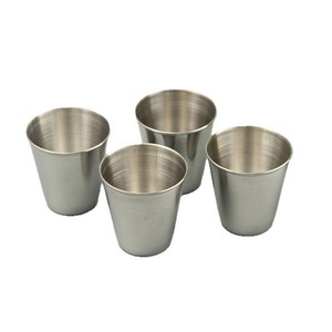 แก้วสแตนเลสทรงกระบอก 52x33x58 มม. ชั้นเดียว สีพื้น ปรับแต่งได้ สำหรับเครื่องดื่ม - Product Image 2