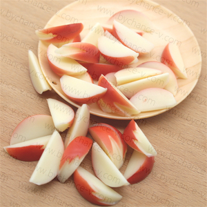 Accessoires de fruits bricolage mini pommes artificielles tranche maison de poupée cuisine nourriture jouet décor minuscule gourmand artisanat ornements - Product Image 2