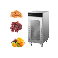22-laags horizontale grote hetelucht droger, commerciële fruitdroger, automatische huishoudelijke fruit- en groentedroger, voedseldehydrator