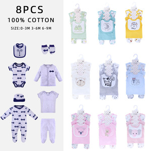 Conjuntos de Ropa de Bebé de Alta Calidad Mameluco de Algodón Orgánico 3 Piezas Conjunto de Ropa de Punto para Niño y Niña Recién Nacido - Product Image 2