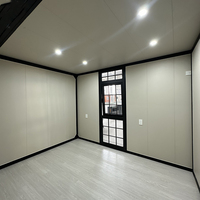 Maison conteneur extensible de 20 pieds en panneaux sandwich d'acier, maisonnette préfabriquée de luxe, 2, 4 ou 5 chambres, hôtel villa modulaire écologique