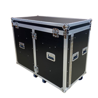 Flight case professionnel antichoc pour console de mixage audio 12U 16U avec câbles et assemblages de câbles pour utilisation sur route