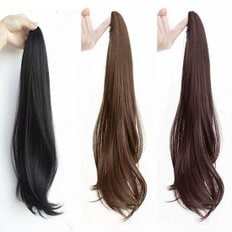 Ricchi capelli capelli lisci capelli lunghi 30cm 12A stile cambogiano e indiani grezzi numero di modello Po-Te Po-Te - Product Image 1