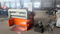 Tôle coupée à la longueur de la machine avec 8 tonnes dévidoir hydraulique avec la ligne de voiture de bobine
