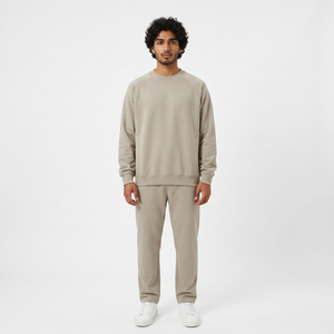 Clothing Manufacturer Custom Men's 100% Cotton Thick Heavy <b>Weight</b> <b>Blank</b> Oversized Streetwear Custom Logo Basics Sweatshirts - Product Image 1