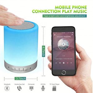 Wholesaling Portable Sensitive Colorful <b>Lighting</b> Lamp <b>Wireless</b> Speaker for Mobile Phone - Product Image 4