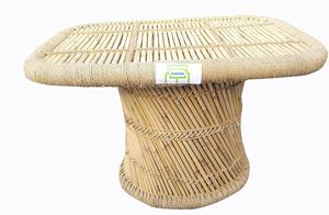 Conjunto de muebles de madera de ratán de alta calidad, 2 sofás de mesa de piel sintética, cojines de asiento para sala de estar y jardín, conjunto de sofá para restaurante - Product Image 6