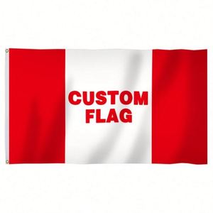 Outdoor Advertising <b>Flags</b> & Banners 3x5FT RTS 150D Custom Anti-Wrinkle Polyester Flying/Hanging - Product Image 6