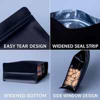 Pochette à fond plat personnalisée imprimée en héliogravure, qualité alimentaire, finition mate, en aluminium, étanche à l'eau et à l'humidité