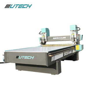 UTECH mesin Router Cnc 1325 kepala ganda ukir kayu pemotongan Pvc akrilik kustom dengan harga 2 poros - Product Image 4