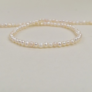 Perle a forma di patata da 3-<span class=keywords><strong>4</strong></span> mm, forti e luminose, accessori semilavorati per collane, perle piccole naturali d'acqua dolce, <span class=keywords><strong>perline</strong></span> sfuse fai da te - Product Image 3