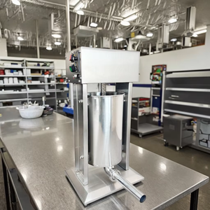 Jinkun Điện Thép Không Gỉ 30L Chân Không Xúc Xích Điền Máy Nhà Máy Outlet Xúc Xích Nhồi - Product Image 6