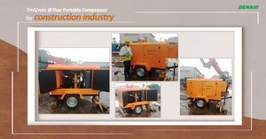 10BAR 400cfm tốt nhất DIESEL xách tay máy nén khí thương hiệu - Product Image 5