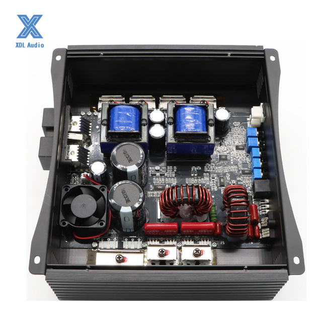 High End High Power 3000W RMS Mono Class D Car Amplifier Crossovers Equalizers Bluetooth HD Radio 2-Year Warranty Car Audio