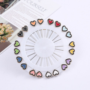 Neue Multi-Style 20 Stück kleine Blume Metall Sorte Schal Bandana Position ierung Hijab Pin
