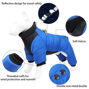 अद्वितीय डिजाइन मोटी गर्म वाटरप्रूफ कुत्ते सर्दियों कोट - Product Image 2