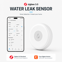 Détecteur de fuite d'eau intelligent Zigbee, alarme de niveau d'eau sans fil, alerte à distance via application pour la sécurité de la maison, de la cuisine, de la salle de bain et du sous-sol
