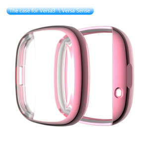 <span class=keywords><strong>Fitbit</strong></span> vers3 <span class=keywords><strong>fitbit</strong></span> senseスマートウォッチケースカバー電気メッキソフトtpuケース工場価格2020 - Product Image 2