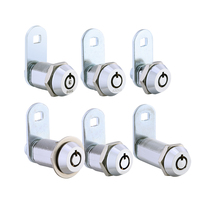 MK100B Serrure à came tubulaire antivol à 10 broches pour porte à monnayeur de machine de jeu et accessoires d'arcade