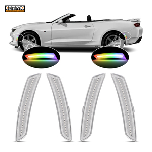 Feux latéraux LED RGB pour voiture en gros, feux de position latéraux pour <span class=keywords><strong>Chevrolet</strong></span> Camaro 2016~2021, accessoires de pare-chocs et de garde-boue - Product Image 1