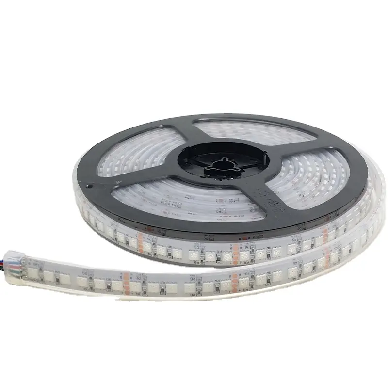 Multi Color Underwater IP68 Silicone High Density 120led Flexible SMD 5050 RGB Led Strip Swimming Pool Lights