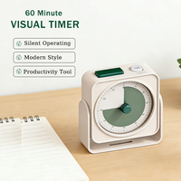 Minuteur visuel de productivité de 60 minutes pour enfants, idéal pour l'étude, la cuisine, les réunions et la méthode Pomodoro