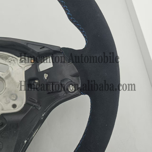 Volant pratique en Alcantara noir avec bande supérieure pour BMW E90 E91 E92 E93 Série 3 - Vente Flash - Product Image 3