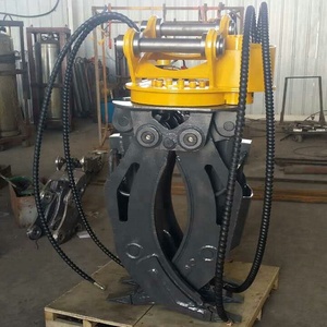 Duurzame Tdc Graafmachine Hydraulische Roterende Grijper Bevestiging-Efficiënte Roterende <span class=keywords><strong>Log</strong></span> Grijper Voor 3-20 Ton Graafmachines - Product Image 4