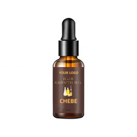 Huile Capillaire Naturelle Pure Chebe à Succès pour la Croissance des Cheveux, à l'Huile d'Argan, pour Cheveux Secs, Bouclés et Abîmés, Végane, Nourrissante, Réparatrice, Protection de la Couleur, Anti-Chute