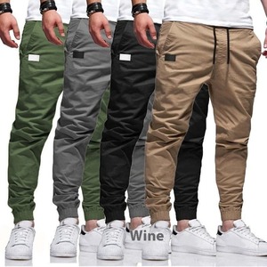 <span class=keywords><strong>Pantaloni</strong></span> Casual da Uomo <span class=keywords><strong>Slim</strong></span>-Fit Quattro Stagioni, Design Dritto, Vendita all'Ingrosso, Tessuto Sportivo per Cross-Border - Product Image 1
