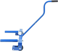 Chariot de déplacement de pneus réglable robuste, outil de déplacement de pneus de camion, outil de déplacement de remorque, remorque robuste, déplaceur de voiture magique
