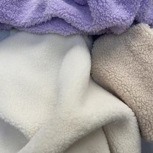 100% Polyester Fabric Knitted <strong>Teddy</strong> <strong>Bear</strong> Fur Fabric Sherpa Fleece Stretch Velvet Fabric - Product Image 2