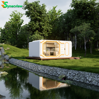 Offre Spéciale Luxe Villa Modulaire Préfabriquée 20ft 40ft pour Chambre d'Hôtes, type Cabane Apple, Boutique Mobile