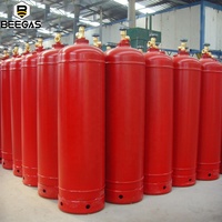 Haute Qualité 40Bar Haute Pureté Sans Soudure Cylindre 99.9% Pureté 40L Gaz Acétylène