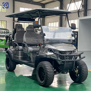 Voiturette de golf électrique tout-terrain 6 <span class=keywords><strong>places</strong></span> CAMP Luxury Design homologuée pour la route, batterie 72V, mini buggy de golf, voiturette de club - Product Image 2