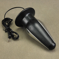 Vibrateur Électrique à Choc Anale, Plug Anal Vibratoire en Silicone, Pince Double Mamelon pour Femme et Homme, Jouet Sexuel