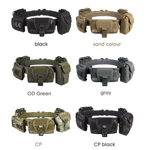 ชุดเข็มขัดยุทธวิธีไนลอนคลาสสิคแบบโมล 6-in-1 พร้อมซองใส่แม็กกาซีน ความยาว 80-110 ซม. หัวเข็มขัดโลหะผสมสังกะสี สำหรับใช้งานลาดตระเวน - Product Image 3