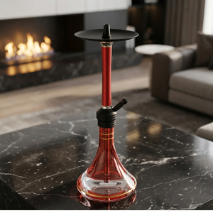 Oferta Especial: Cachimba Metálica Rubí Contemporánea, Pipa de Agua Shisha de Tubo Único, Accesorios de Boutique, Set de Nargile Chicha - Product Image 2