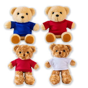 Hot Bán DIY Sang Trọng Gấu Bông Với Áo Biểu Tượng Tùy Chỉnh Thú Nhồi Bông Gấu Với T-Shirt Khuyến Mại Quà Tặng Bé Đồ Chơi - Product Image 4